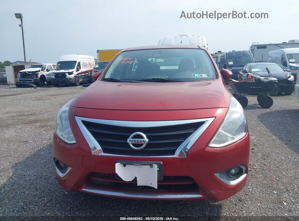 3N1CN7AP7JL809229 2018 NISSAN VERSA Красный Вид спереди