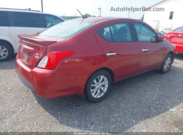 3N1CN7AP7JL809229 2018 NISSAN VERSA Красный Задняя правая четверть