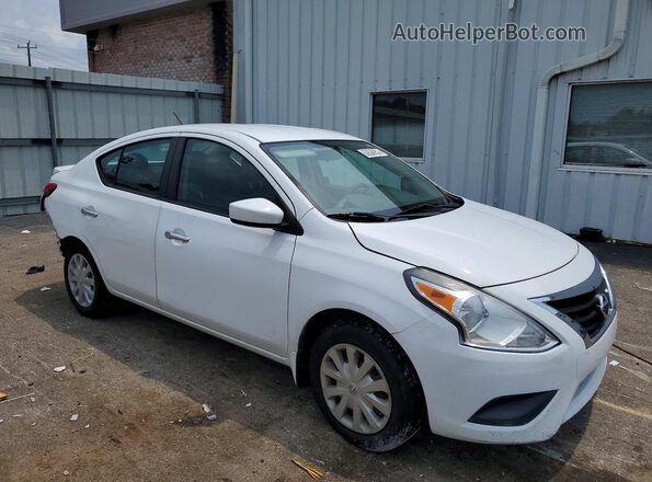 3N1CN7AP7KL810446 2019 NISSAN VERSA White Delantero derecho