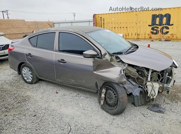 3N1CN7AP8GL842801 2016 NISSAN VERSA Brown Передня права чверть