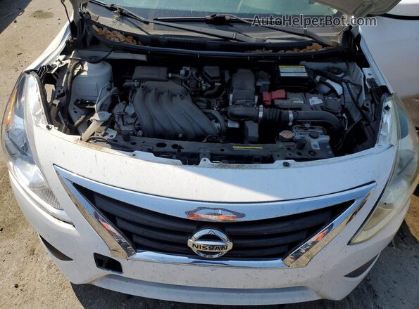 3N1CN7AP8GL871487 2016 NISSAN VERSA White უკანა სალონის ხედი