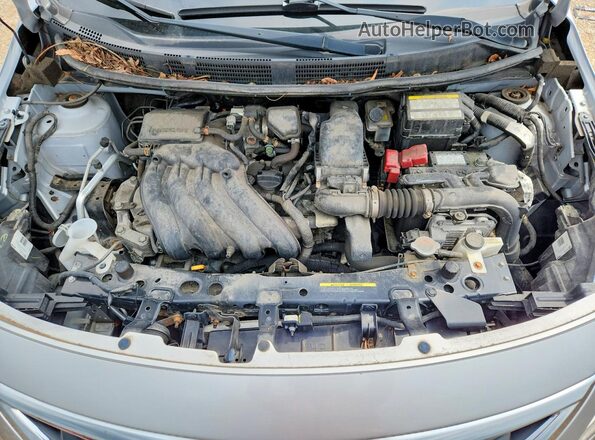 3N1CN7AP8GL884823 2016 NISSAN VERSA Silver Widok wnętrza z tyłu