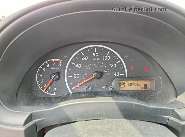 3N1CN7AP8GL884823 2016 NISSAN VERSA Silver Widok zestawu wskaźników