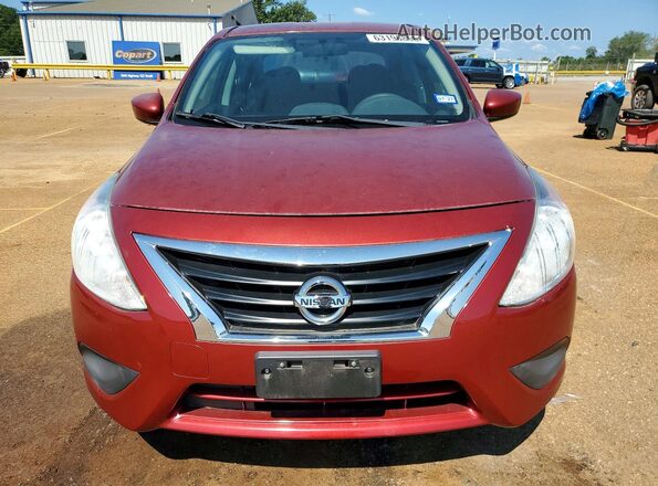 3N1CN7AP8GL908179 2016 NISSAN VERSA Red Front view