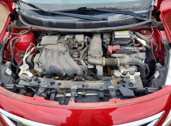 3N1CN7AP8GL916508 2016 NISSAN VERSA Red Սալոնի հետևի տեսք