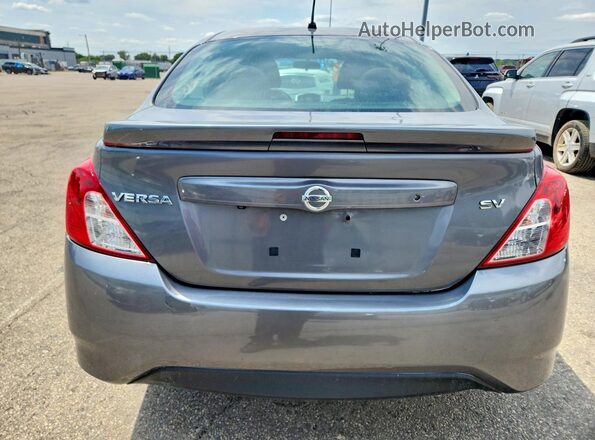 3N1CN7AP8KL848588 2019 NISSAN VERSA Gray უკანა ხედი