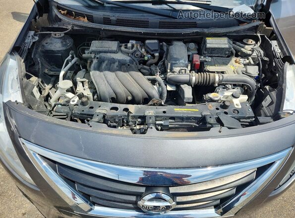 3N1CN7AP8KL848588 2019 NISSAN VERSA Gray უკანა სალონის ხედი