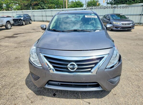 3N1CN7AP8KL848588 2019 NISSAN VERSA Gray წინა ხედი