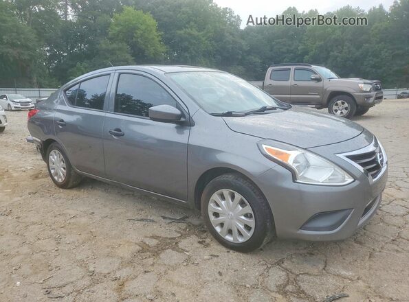 3N1CN7AP8KL863835 2019 NISSAN VERSA Серый Передняя правая четверть