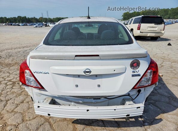 3N1CN7AP8KL870235 2019 NISSAN VERSA White Вид ззаду