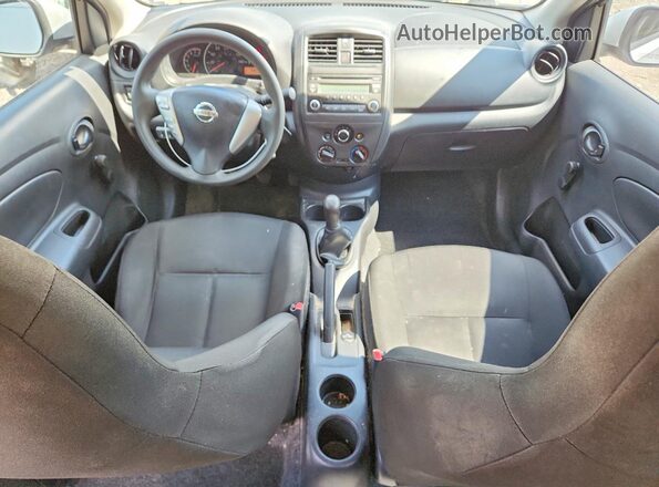 3N1CN7AP9GL828552 2016 NISSAN VERSA Silver Առջևի վահանակի տեսք
