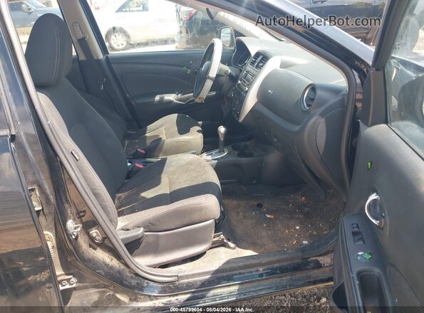 3N1CN7AP9GL867335 2016 NISSAN VERSA Black Widok wnętrza z przodu