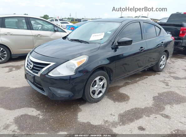 3N1CN7AP9GL869151 2016 NISSAN VERSA Черный Передняя левая четверть