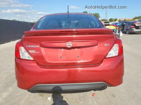 3N1CN7AP9HK429423 2017 NISSAN VERSA Red Հետևի տեսք
