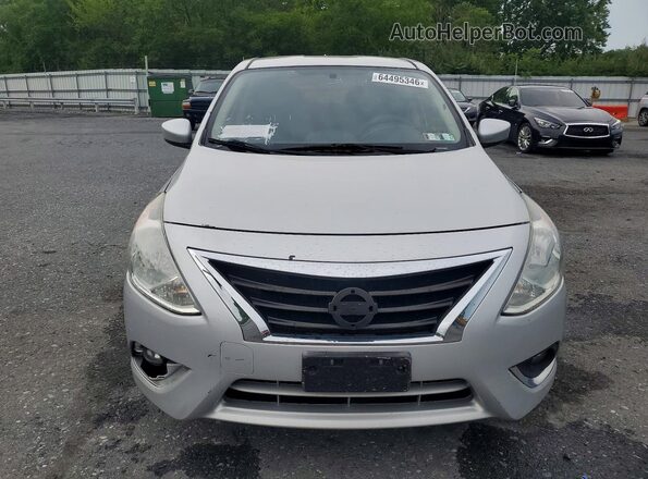 3N1CN7APXGL836661 2016 NISSAN VERSA Silver Front view
