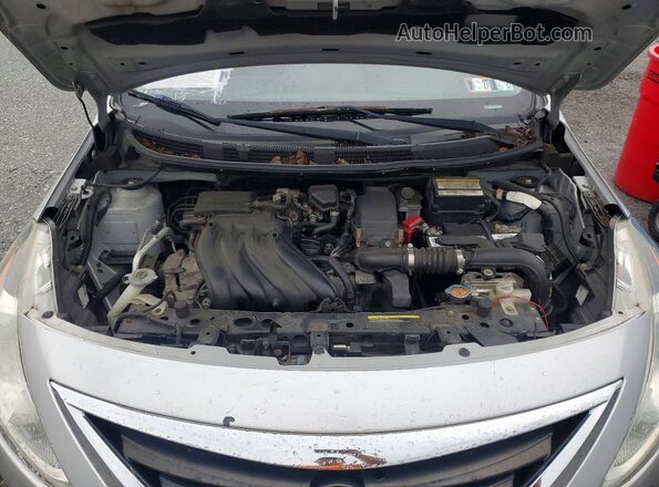 3N1CN7APXGL836661 2016 NISSAN VERSA Silver Rear interior view