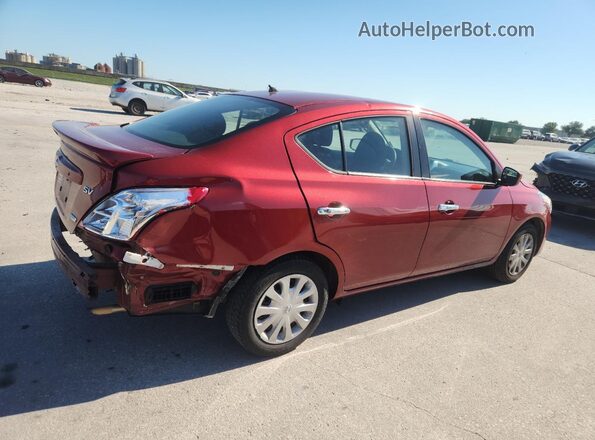 3N1CN7APXGL857557 2016 NISSAN VERSA Бордовый Задняя правая четверть