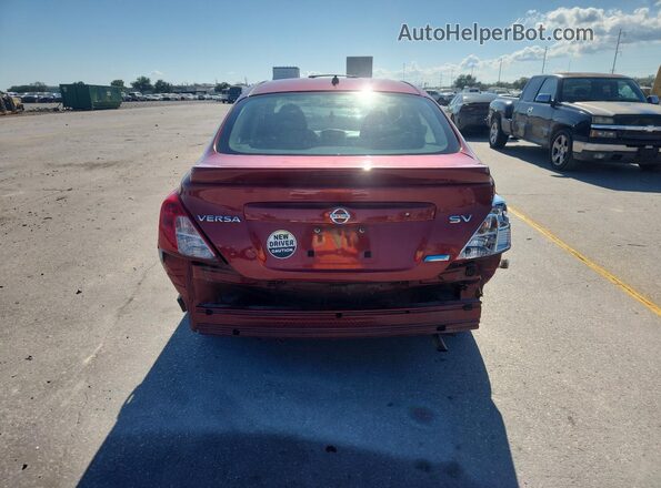 3N1CN7APXGL857557 2016 NISSAN VERSA Бордовый Вид сзади