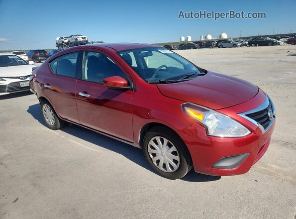 3N1CN7APXGL857557 2016 NISSAN VERSA Бордовый Передняя правая четверть