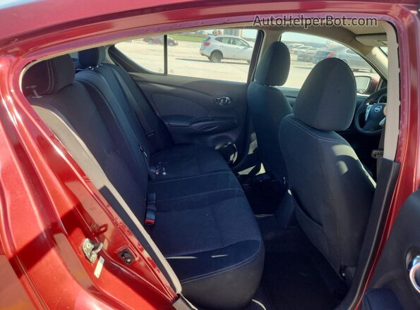 3N1CN7APXGL857557 2016 NISSAN VERSA Бордовый Вид задних сидений