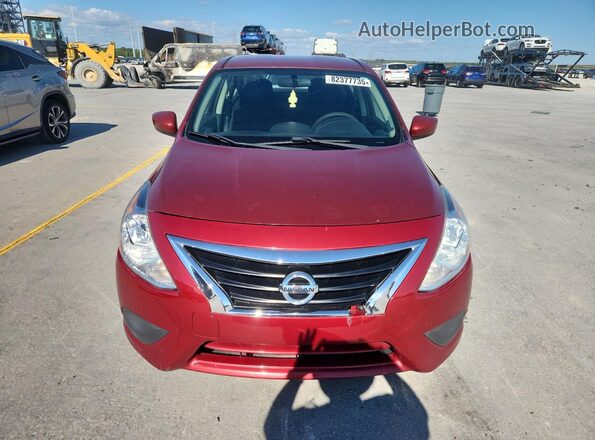 3N1CN7APXGL857557 2016 NISSAN VERSA Бордовый Вид спереди