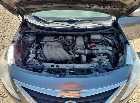 3N1CN7APXGL877596 2016 NISSAN VERSA Gray Widok wnętrza z tyłu