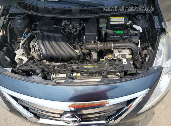 3N1CN7APXGL891126 2016 NISSAN VERSA Blue Вид задньої частини салону