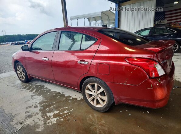 3N1CN7APXGL910256 2016 NISSAN VERSA Red Задня ліва чверть