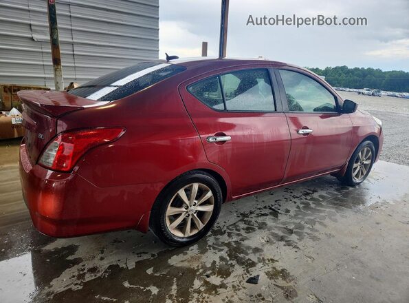 3N1CN7APXGL910256 2016 NISSAN VERSA Red Задня права чверть