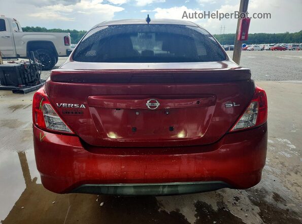 3N1CN7APXGL910256 2016 NISSAN VERSA Red Вид ззаду