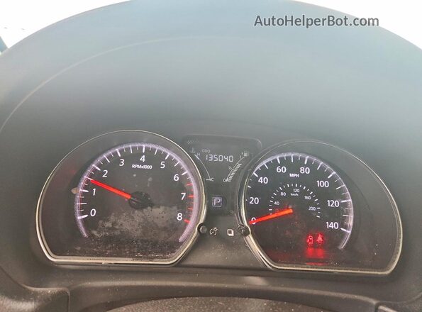 3N1CN7APXGL910256 2016 NISSAN VERSA Red Вид щитка приладів