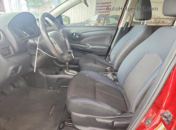 3N1CN7APXGL910256 2016 NISSAN VERSA Red Вид салону спереду