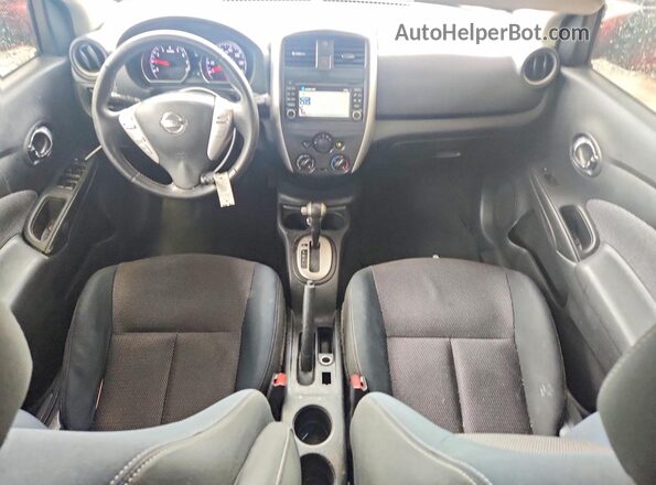 3N1CN7APXGL910256 2016 NISSAN VERSA Red Вид панелі приладів