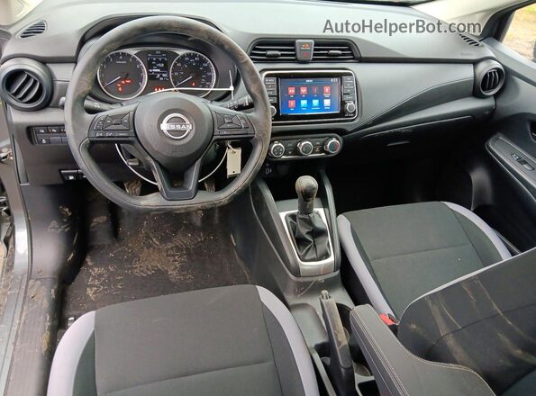 3N1CN8BV7SL845989 2025 NISSAN VERSA Gray Dashboard view