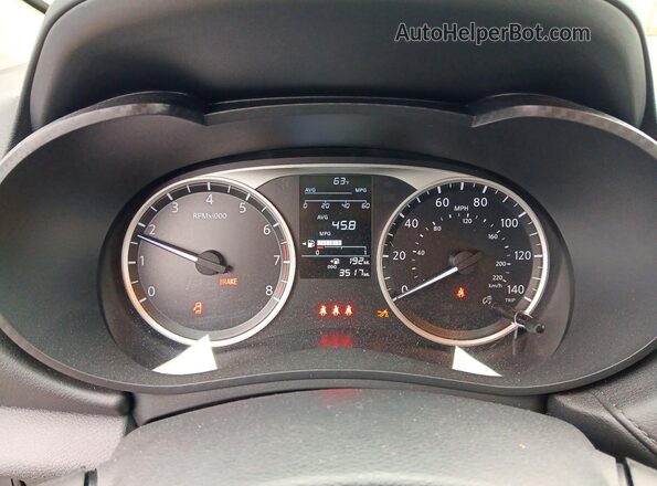 3N1CN8BV7SL845989 2025 NISSAN VERSA Gray Instrument cluster view