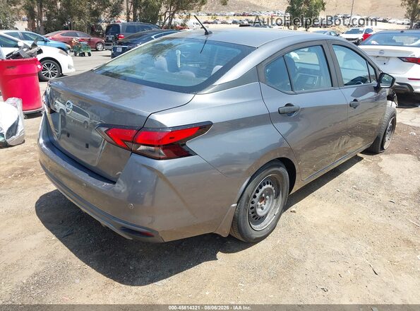 3N1CN8DV0ML857482 2021 NISSAN VERSA Gray Задня права чверть