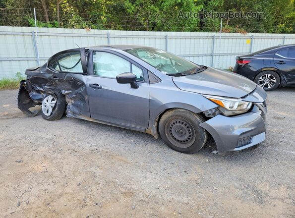 3N1CN8DV0ML910388 2021 NISSAN VERSA Gray Delantero derecho