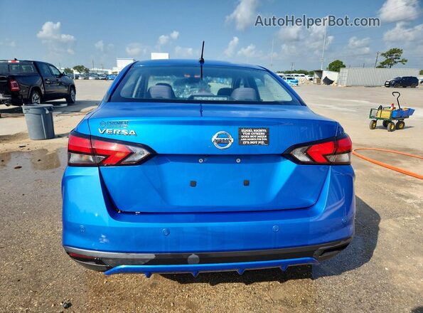 3N1CN8DV0ML910925 2021 NISSAN VERSA Blue Vista trasera