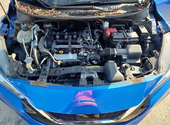 3N1CN8DV0ML910925 2021 NISSAN VERSA Blue Vista interior trasera