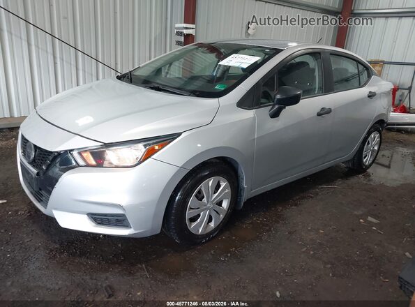 3N1CN8DV1ML855496 2021 NISSAN VERSA Серебряный Передняя левая четверть