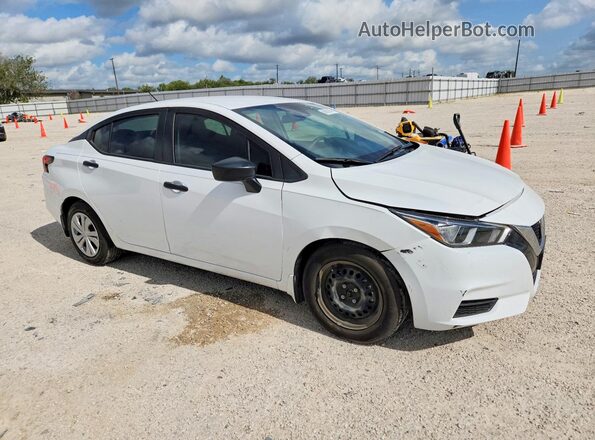 3N1CN8DV1ML910982 2021 NISSAN VERSA White Delantero derecho