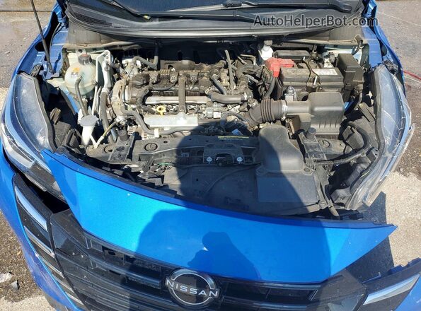 3N1CN8DV1PL872528 2023 NISSAN VERSA Синий Вид задней части салона