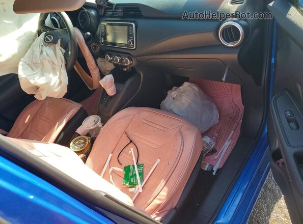 3N1CN8DV1PL872528 2023 NISSAN VERSA Синий Вид панели приборов