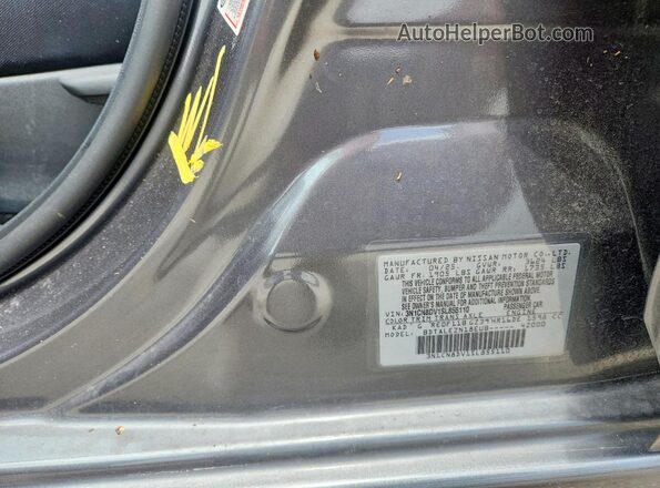 3N1CN8DV1SL855110 2025 NISSAN VERSA Gray Vista de la etiqueta del VIN