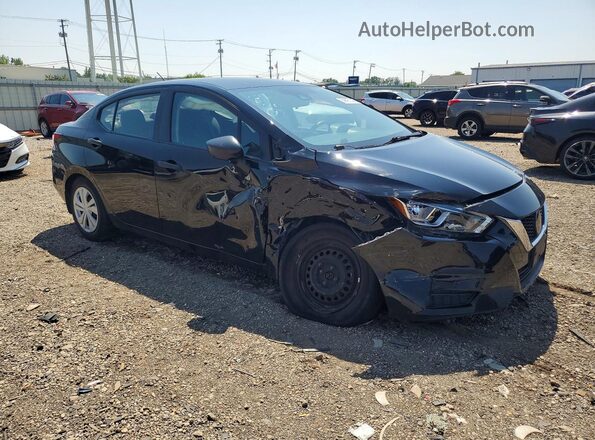 3N1CN8DV2ML812477 2021 NISSAN VERSA Black Передня права чверть