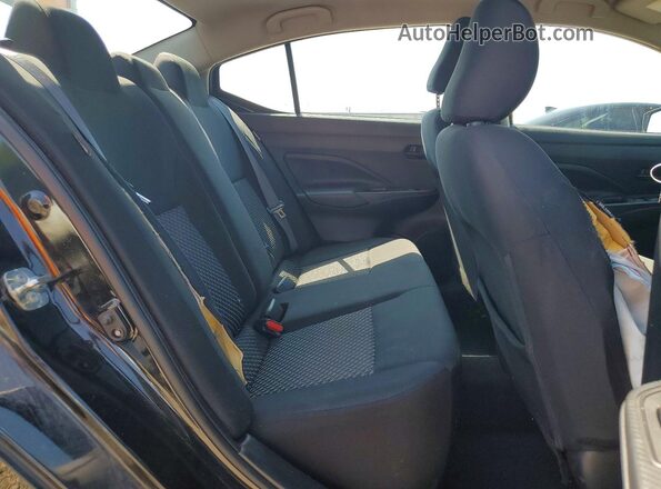 3N1CN8DV2ML812477 2021 NISSAN VERSA Black Вид задніх сидінь