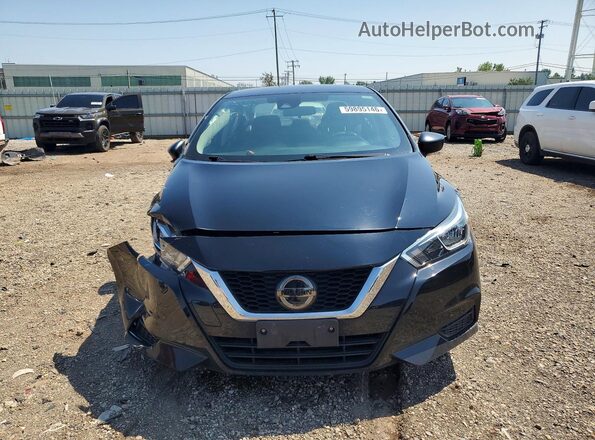 3N1CN8DV2ML812477 2021 NISSAN VERSA Black Вид спереду