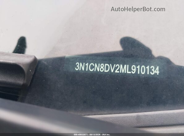 3N1CN8DV2ML910134 2021 NISSAN VERSA White Вид підкапотного простору