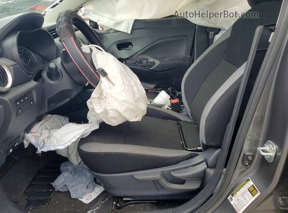 3N1CN8DV2SL820284 2025 NISSAN VERSA Серый Вид салона спереди