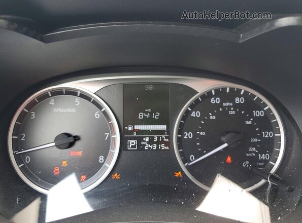 3N1CN8DV2SL864754 2025 NISSAN VERSA Black Vista del cuadro de instrumentos